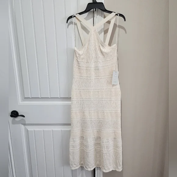 Joie ivory crochet midi dress - Picture 4 of 9